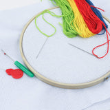 Similane 6 Pieces Aida Cloth 14 Count Cross Stitch Fabric, White, 12 by 18-Inch Similane