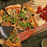 Piriuuo 2 Pcs Wooden Spatula, Flat Wooden Spatula Natural Wooden Spatula for Cooking Long Handle Wood Spatula Kitchen Spatula Wooden Wok Spatula Wooden Cooking Utensils for Non-Stick Cookware Piriuuo