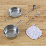 KidKraft Grand Gourmet Corner Wooden Play Kitchen with Washer, Chalkboard, Curtains and 4 Accessories, Gift for Ages 3+ KidKraft