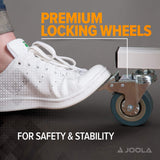 JOOLA Rally TL Professional MDF Indoor Ping Pong Table w/ Quick Clamp Table Tennis Net & Post Set - 10 Minute Easy Assembly - Corner Ball Holders - Tournament Quality - Includes Playback Mode JOOLA