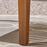 Christopher Knight Home Marcia Outdoor Wood Sofa, Wicker, 75.50 x 31.00 x 31.50, Gray, Natural Stained Finish Christopher Knight Home