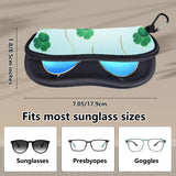 12 Pcs Sublimation Sunglasses Case Blanks Set,Sublimation Blanks Sunglass Case Neoprene Sunglass Case for Sublimation Blanks Sunglasses Travel Case Soft With Mountain Buckle Heat Transfer Printing Dye KKSUBCA