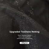 PURPLE LEAF 10' X 14' Outdoor Hardtop Gazebo for Patio Galvanized Steel Double Roof Permanent Canopy Teak Finish Coated Aluminum Frame Pavilion Gazebo with Netting and 24 Solar String Lights PURPLE LEAF