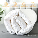 WhatsBedding 3 Inch Memory Foam Mattress Topper Queen Size for Pressure Relief, Fluffy & Soft Shredded Memory Foam Filled Pillow Top, 4 Anchor Elastic Bands, 1700GSM, 60x80in WhatsBedding