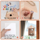 Window Bird House with Paint Kit Window Birdhouse Spy Birdhouse with Strong Suction Cups See Through Birdhouse for Kids My Spy Clear Birdhouse, Clear Birdhouse, Bird Nest, Craft Nuts for Nature Outdoor Animal Products