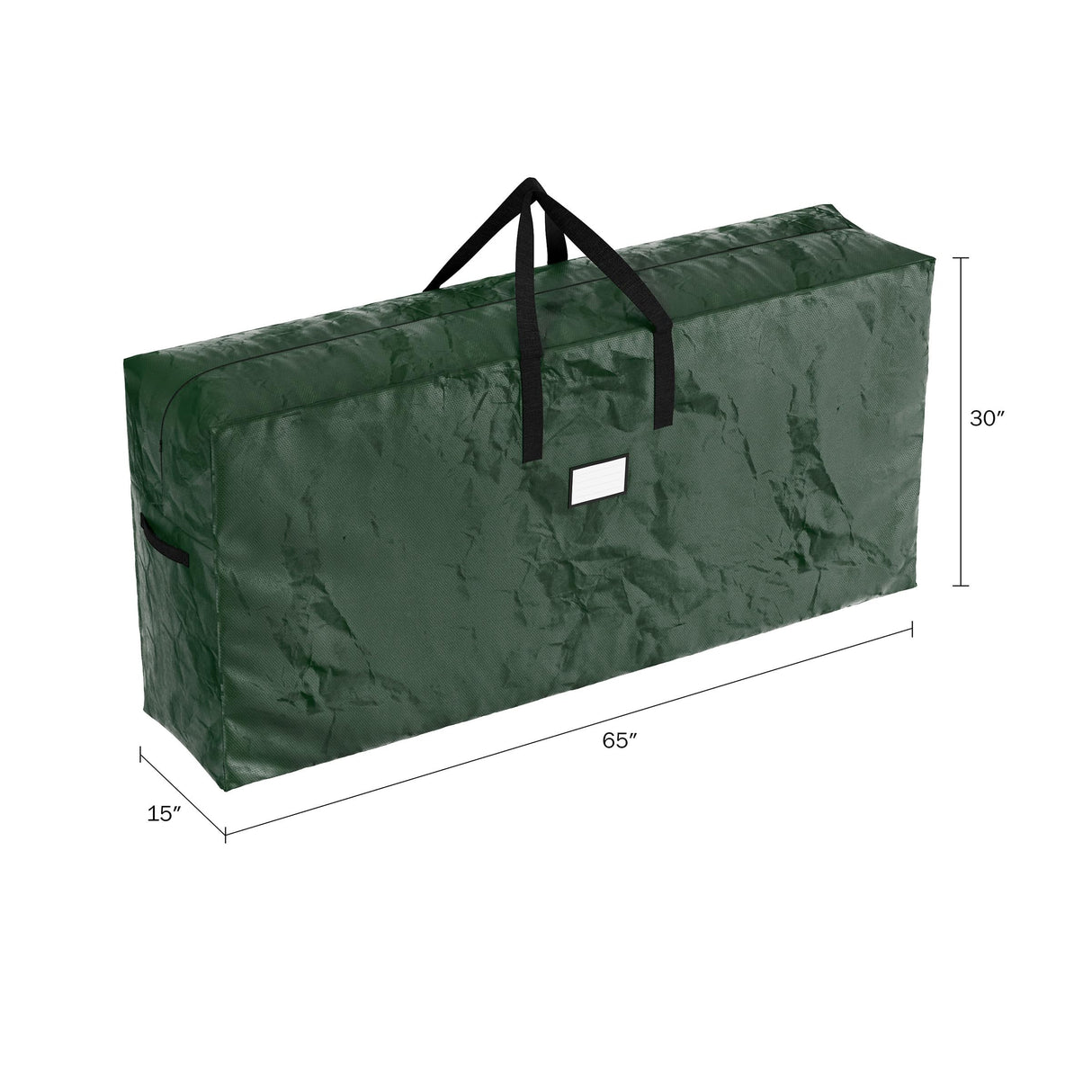 Christmas Tree Storage Bags - Set of 2 Extra-Large Holiday Decoration Totes for Disassembled 9-Foot Artificial Trees and Garlands by Elf Stor (Green) Elf Stor