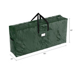 Christmas Tree Storage Bags - Set of 2 Extra-Large Holiday Decoration Totes for Disassembled 9-Foot Artificial Trees and Garlands by Elf Stor (Green) Elf Stor