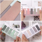 15 Pieces Bookmark, Magnetic Bookmarks for Women, Men, Book Lovers, Page Markers for Students Teachers Reading (Misty, Ocean, Emerald) Joyberg