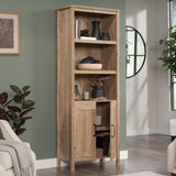 Sauder Select Bookcase with Doors, Khaki Pine Finish Sauder