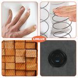 LINLUX 60" W Velvet Loveseat Sofa Couch with Storage, Small Love Seat Couches for Bedroom, Living Room, Office, Dorm, Comfy Cushion, 2 USB Charging Ports, Dark Grey LINLUX