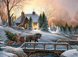 Buffalo Games - Terry Redlin - Heading Home - 1000 Piece Jigsaw Puzzle for Adults Challenging Puzzle Perfect for Game Nights - Finished Puzzle Size is 26.75 x 19.75 Buffalo Games