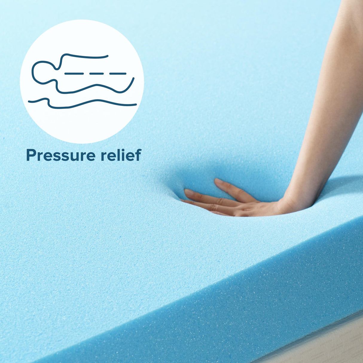 ZINUS 3 Inch Green Tea Cooling Gel Memory Foam Mattress Topper, Smaller, More Convenient WonderBox Packaging, Cooling Gel Foam, CertiPUR-US Certified, Full ZINUS