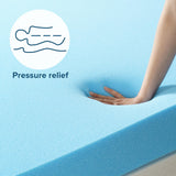 ZINUS 3 Inch Green Tea Cooling Gel Memory Foam Mattress Topper, Smaller, More Convenient WonderBox Packaging, Cooling Gel Foam, CertiPUR-US Certified, Full ZINUS