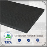 Tajsoon 9-Tier Black Tree Bookshelf with Drawer – Modern Home Storage Solution Tajsoon