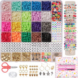 Mio Angle Bracelet Making Kit for Beginner 5000Pcs Preppy Polymer Friendship Bracelet Making with Charms Kit for Jewelry Making DIY Arts and Crafts Birthday Gifts Toys for Kids Age 6-13 Mio Angle