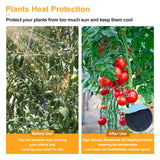 UCINNOVATE 10x10 FT Sunblock Mesh Shade, 90% Sun Shade Cloth Fabric Plants Shade Screen Netting with Grommets, Durable Sunshade UV Resistant Fabric for Pergola Patio Lawn Garden Deck or Dog Kennel UCINNOVATE