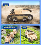 6-in-1 STEM Kits for Kids Age 8-12, Educational STEM Toys for Boys and Girls, Wooden Building Kit for Kids STEM Science Experiments Kit, Ideal Christmas Birthday Gifts for 8 9 10 11 12 13 Year Old FliipFlaap