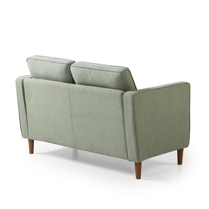 ZINUS Lauren Loveseat, Button Tufted Cushions, Easy, Tool-Free Assembly, Pear Green