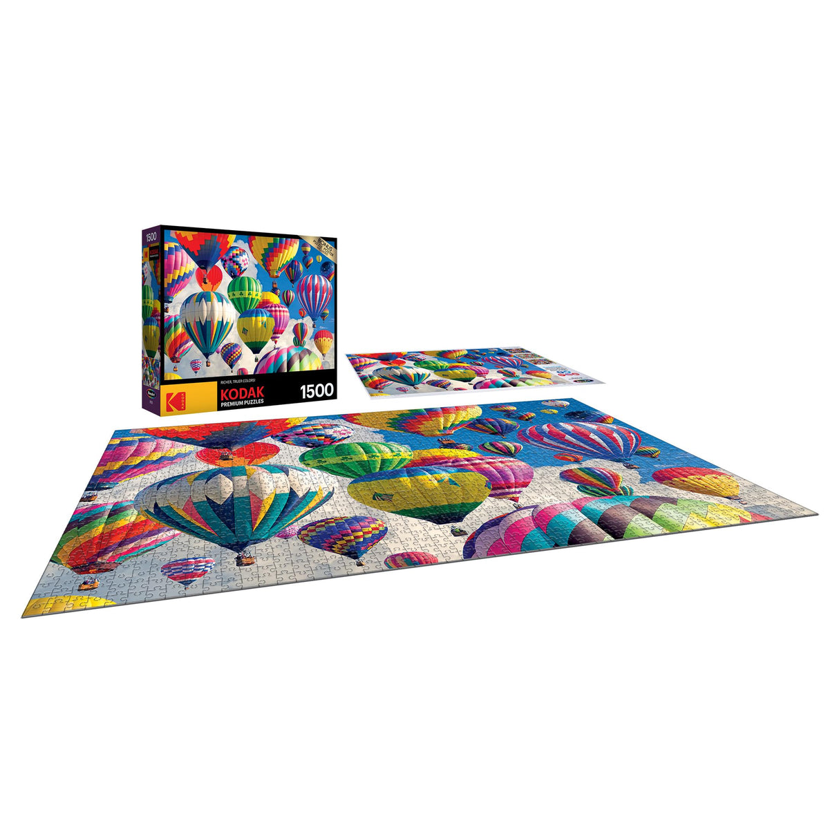 RoseArt - Kodak Premium - Hot Air Balloons Above The Clouds - 1500 Piece Jigsaw Puzzle for Adults KODAK PREMIUM PUZZLES