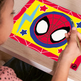 Ravensburger - CreArt Junior Series: Spidey, Paint by Numbers Children, Paint-by-Number Paints, Includes Complete Paint Kit and Frame, For Children 5+ Years, 32x22cm Ravensburger