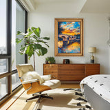 RICUVED Landscape Diamond Art Kits for Adults, Bridge Diamond Painting Kits for Beginners, Sunset DIY 5D Full Round Drill Gem Crystal Rhinestone Art and Craft Kit for Gift Home Wall Decor 12x16Inch RICUVED