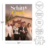 AQUARIUS Schitt's Creek Cast Puzzle (500 Piece Jigsaw Puzzle) - Glare Free - Precision Fit - Officially Licensed Schitt's Creek Merchandise & Collectibles - 14 x 19 Inches AQUARIUS
