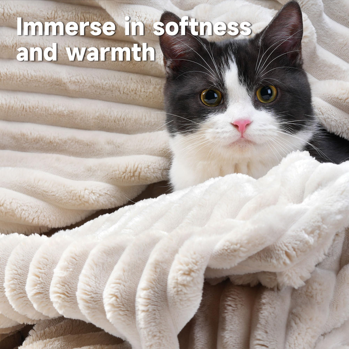 CAODOC 104" Cloud Sectional Couch with Comfy Chaise, Boneless L Shape Sofa with Deep Seat, Minimalist Modular Couches Sleeper for Living Room Bedroom Apartment Lounge,Beige CAODOC