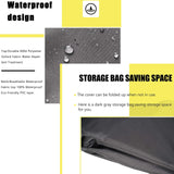 SUNCROWN 7-Piece Outdoor Patio Furniture Sofa Set All-Weather Wicker Sectional Conversation Set with Modern Glass Coffee Table, Cushions and A Waterproof Cover (Grey) SUNCROWN