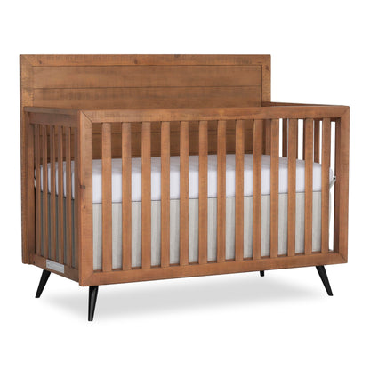 Evolur Stilnovo Mid Century 4-in-1 Convertible Crib - WoodArtSupply