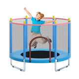 Trampoline for Kids, Telawah Adjustable Toddler Trampoline, Indoor/Outdoor Mini Baby Trampoline with Enclosure Net, No-Gap Safe Design, Trampoline Jumping Mat Gifts for Children Telawah