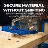 Kreg KPHJ320 Pocket-Hole Jig 320 - Small, Durable Jig for Tight Spaces - Create Perfect, Rock-Solid Joints - Easily Adjustable Drill Guides - For KREG