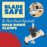 Peachtree Woodworking Supply Taper Jig Mini for Smaller Precision Cuts on Table Saws Peachtree Woodworking Supply