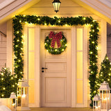 Boao 6 Rolls Christmas Wired Ribbons 2.5 Inch x 24 Yards Buffalo Red White Black Plaid Ribbons Vintage Truck Trees Glittered Snowflake Wired Edge Ribbon for Christmas DIY Wrapping Wedding Floral Craft Boao