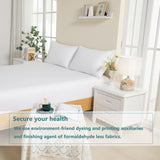 MINIPANDA White Pillow Cases Set of 4 Queen Size - Lightweight Super Soft, Smooth and Breathable Pillow Cases Queen- Envelope Design - Machine Washable (20X30 Inches (4 Piece)) MINIPANDA