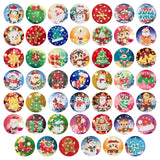 MEIEST 48 PCS Colorful Christmas Art Diamond Envelope Seals Kits,5D DIY Diamond Painting Mosaic Stickers by Numbers Crafts Set for Kids and Adults,Creative Handmade Art Craft Gift MEIEST