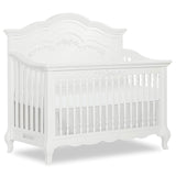 Evolur Aurora 5-in-1 Convertible Crib in Frost, Greenguard Gold Certified, Features 3 Mattress Height Settings, Sturdy and Spacious Baby Crib, Wooden Furniture Evolur