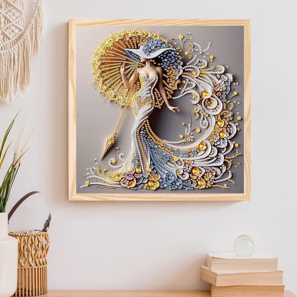 AiYuanzsh 5D Special Shaped Diamond Painting Kit - Charming Goddess Design, Unique Crystal Rhinestone Diamond Art Set for Beginners and Adults, Perfect for Home Wall Decor and Holiday Gifts AiYuanzsh