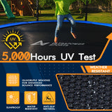 Ultrapower Sports Trampoline Mat Replacement 12FT Trampoline Replacement Mat 12 FT 72 Rings Jumping Mat for 72 Springs 5.3"-5.7" 8 Row Stitch Anti-UV Wear-Resistant Spring Hook Gloves ULTRAPOWER SPORTS