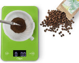 Ozeri Touch Professional Tempered Glass Digital Kitchen Scale, Lime Green Ozeri