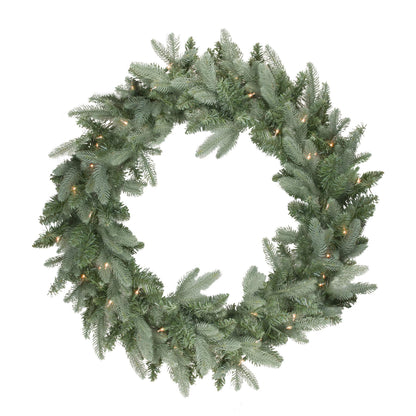 Northlight Pre-Lit Washington Frasier Artificial Christmas Wreath - 48-Inch, Clear Lights