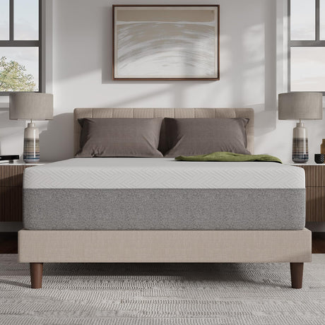 Novilla Mattress King Size 14 Inch, Gel Memory Foam Mattress King in a Box with Comfort Foam for Contour Support & Motion Isolation & Edge Support, CertiPUR-US Certified Novilla