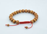 Tibetan Sandalwood Wrist Mala Bracelet for Meditation Hands Of Tibet