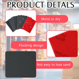 Heigble 60 Pcs 320-2500 Grit Sanding Sponge, Ultra Fine Sanding Sponges Pads, Soft Foam Shine Block Wet Dry Polish Pads, Ultra Fine Grit Sandpaper for Model Drywall Metal Wood Furniture Polishing Heigble