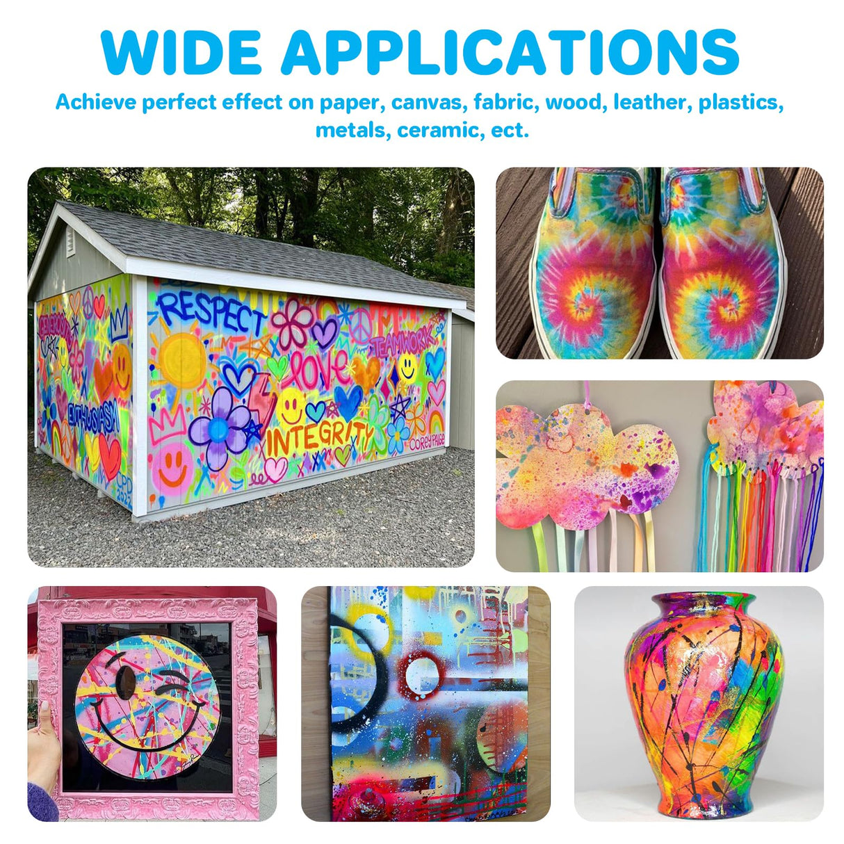 ABEIER Airbrush Paint, 28 Colors x 1oz (30ml) with 2 Thinner, Ready to Spray, Non-Toxic, Water-Based Acrylic Airbrush Paint Set for Metal, Models ABEIER