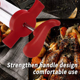 JY COOKMENT Meat Injector Syringe, 1-oz Marinade Flavor Injector with 2 Professional Needles,1 Cleaning Brushes JY COOKMENT