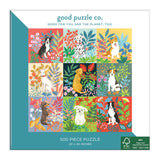 Good Puzzle Co. Dogs and Flowers Galison