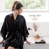 Nature Shed Premium Bathtub Tray | Solid Acacia Bath Tray for Tub | Large Bath Tray Table | Non-Toxic, Anti-Tipping Tub Tray | Bathtub Accessories Nature Shed