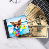 Sublimation Wallet Blank Heat Transfer Blank Wallet Multifunctional Wallet Graduation Gifts (1 Pcs Black Double Side) Prasacco