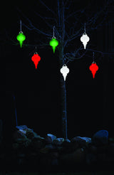 Xodus Innovations WP660 Battery Powered Hanging Decorative Outdoor Pulsing 8" Finial Light with Sensor Turns-On At Dark, Green Xodus Innovations