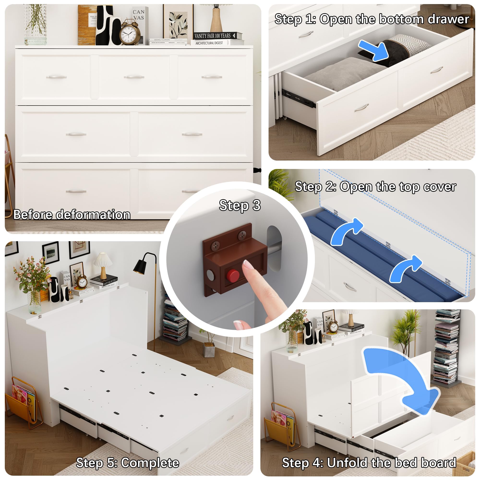 Multi-Functional Murphy Cabinet Bed - Thumbnail 4